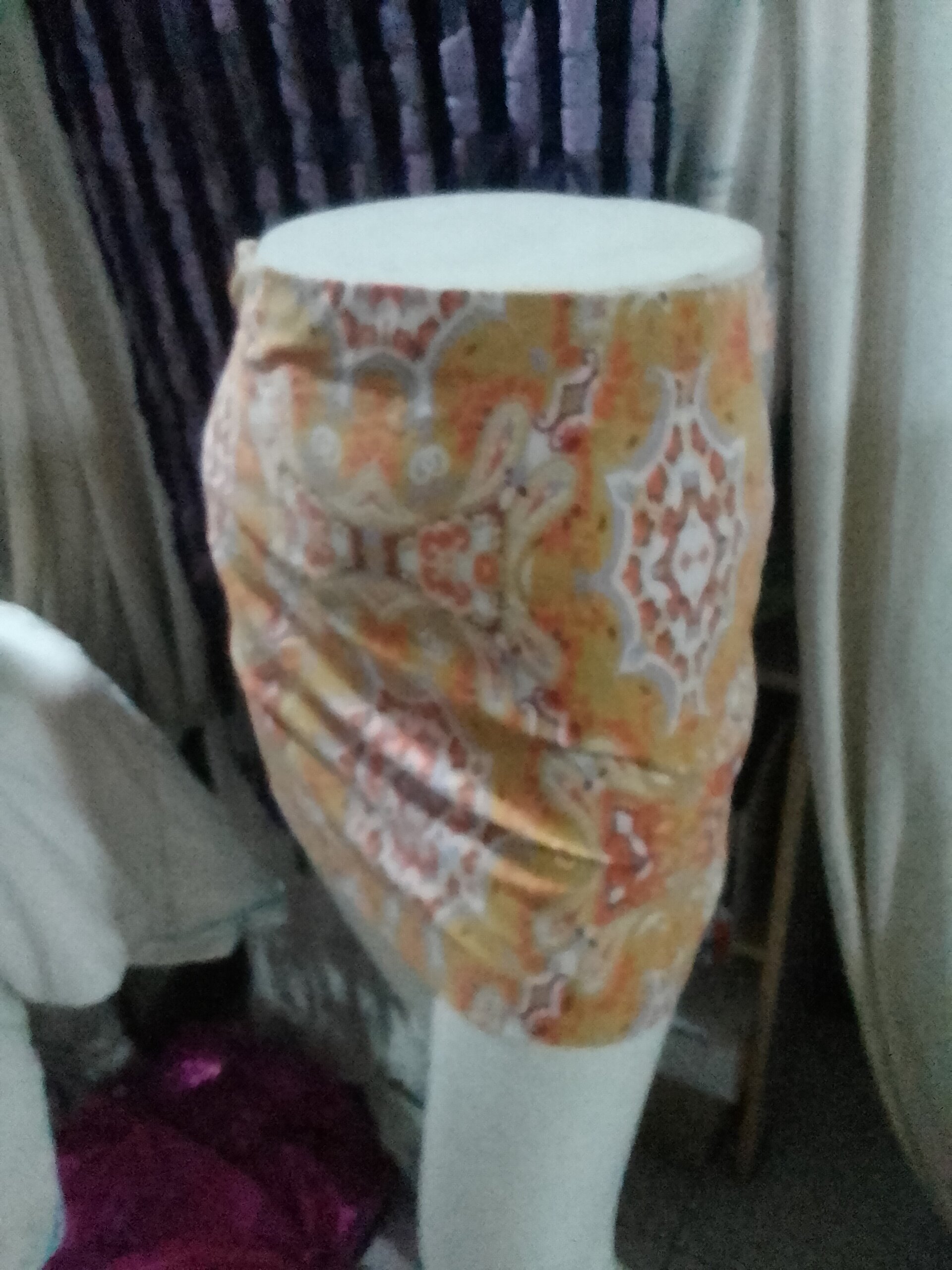 Minifalda estampada mujer ceñida - 2